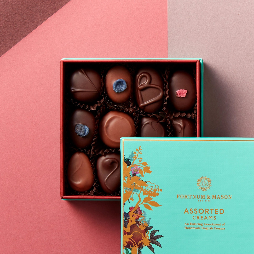 Fortnum & Mason Milk & Dark Chocolate Cream Selection, 130g