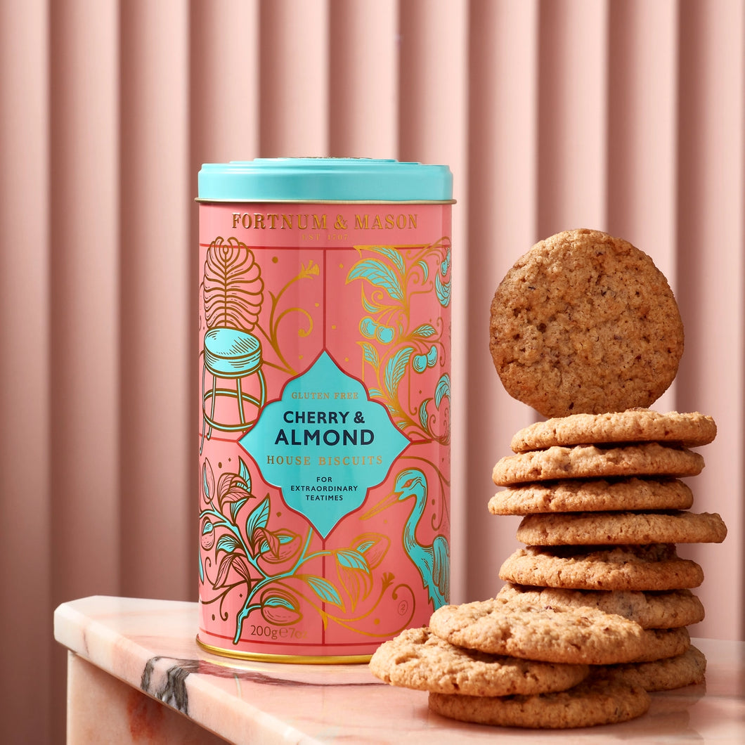 Fortnum & Mason House Gluten Free & Vegan Cherry & Almond Biscuits, 200g