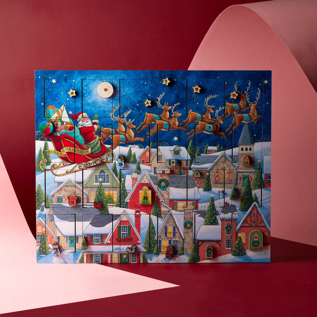 Fortnum & Mason Santa in Sleigh Unfilled Advent Calendar