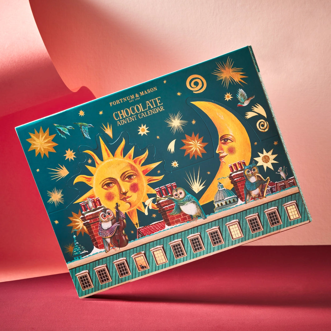 Fortnum & Mason Children's Pop Up Milk Chocolate Christmas Advent Calendar, 195g