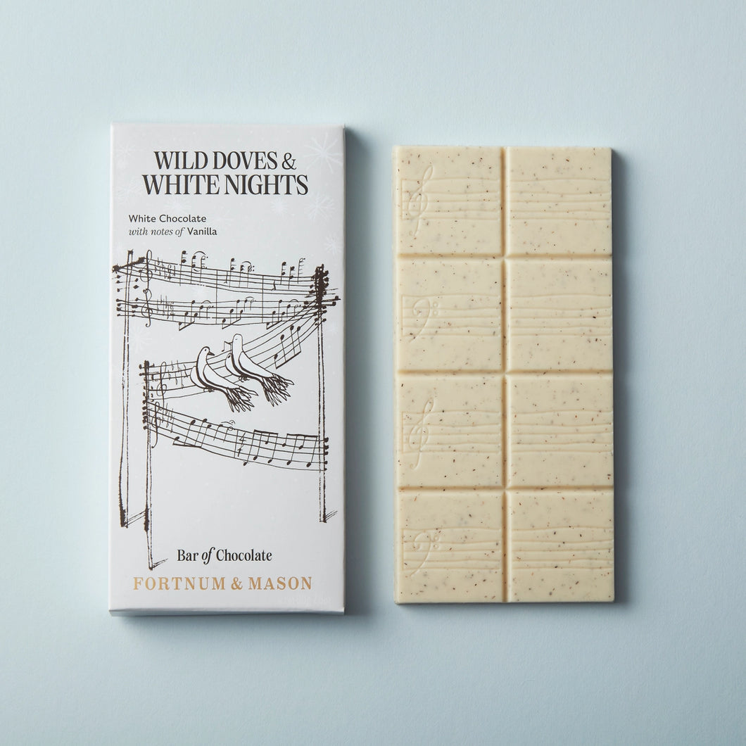 Fortnum & Mason White Chocolate & Vanilla Bar, 80g