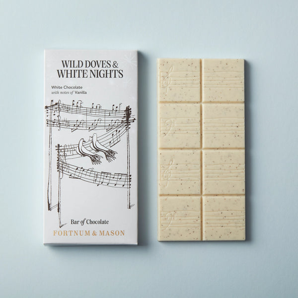 Fortnum & Mason White Chocolate & Vanilla Bar, 80g