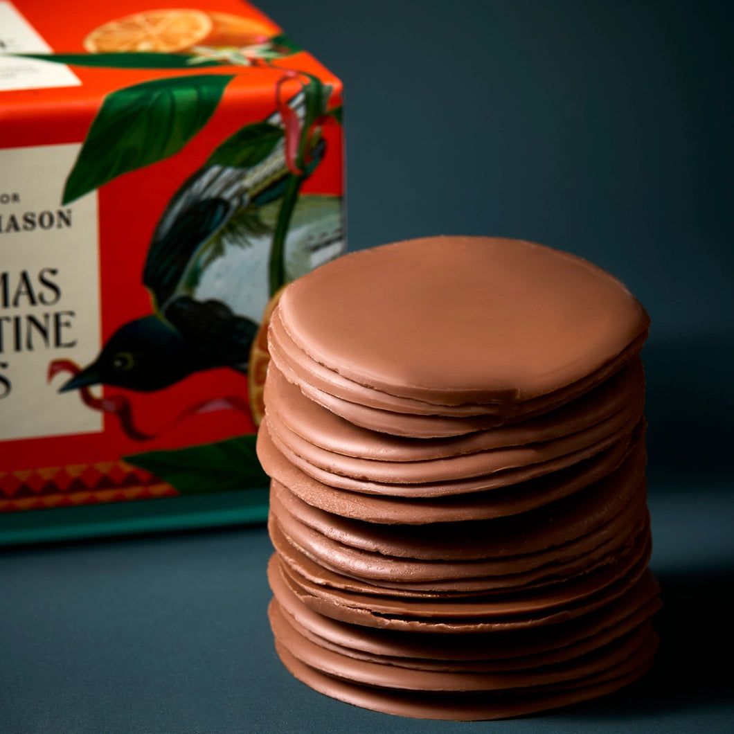 Fortnum & Mason Milk Chocolate Clementine Thins, 200g