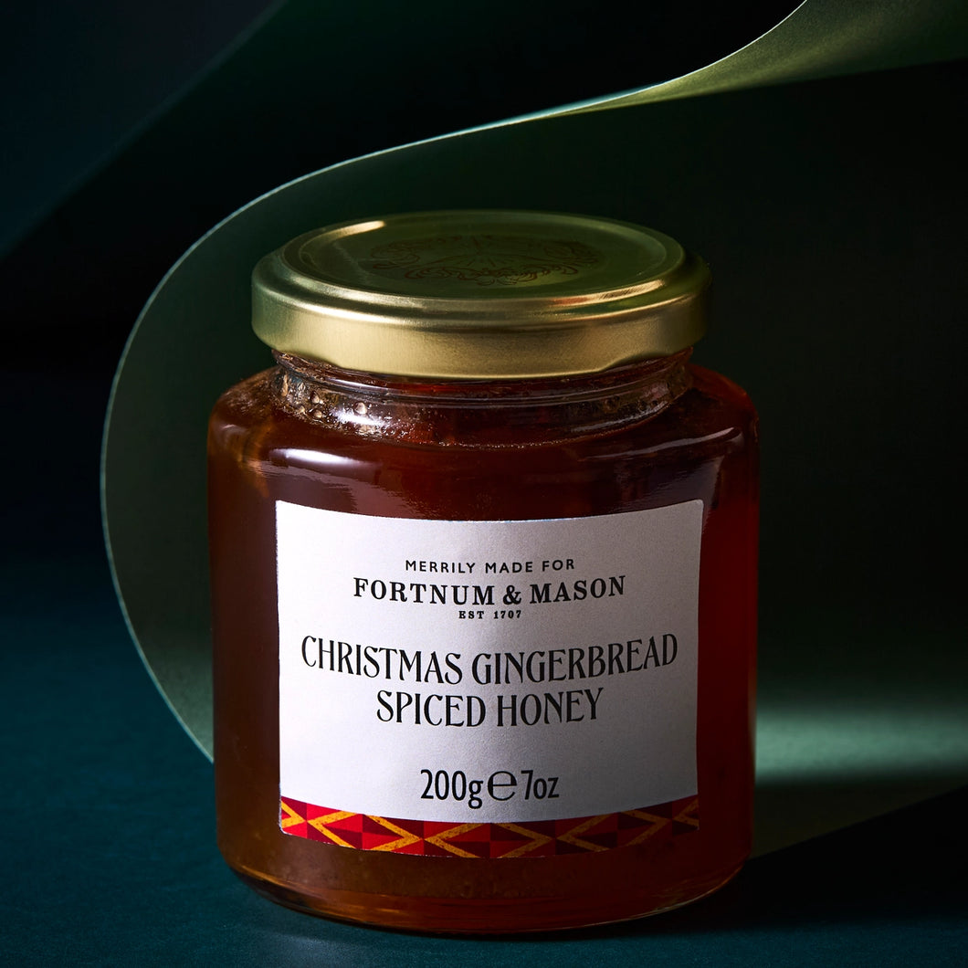 Fortnum & Mason Christmas Gingerbread Spiced Honey, 200g