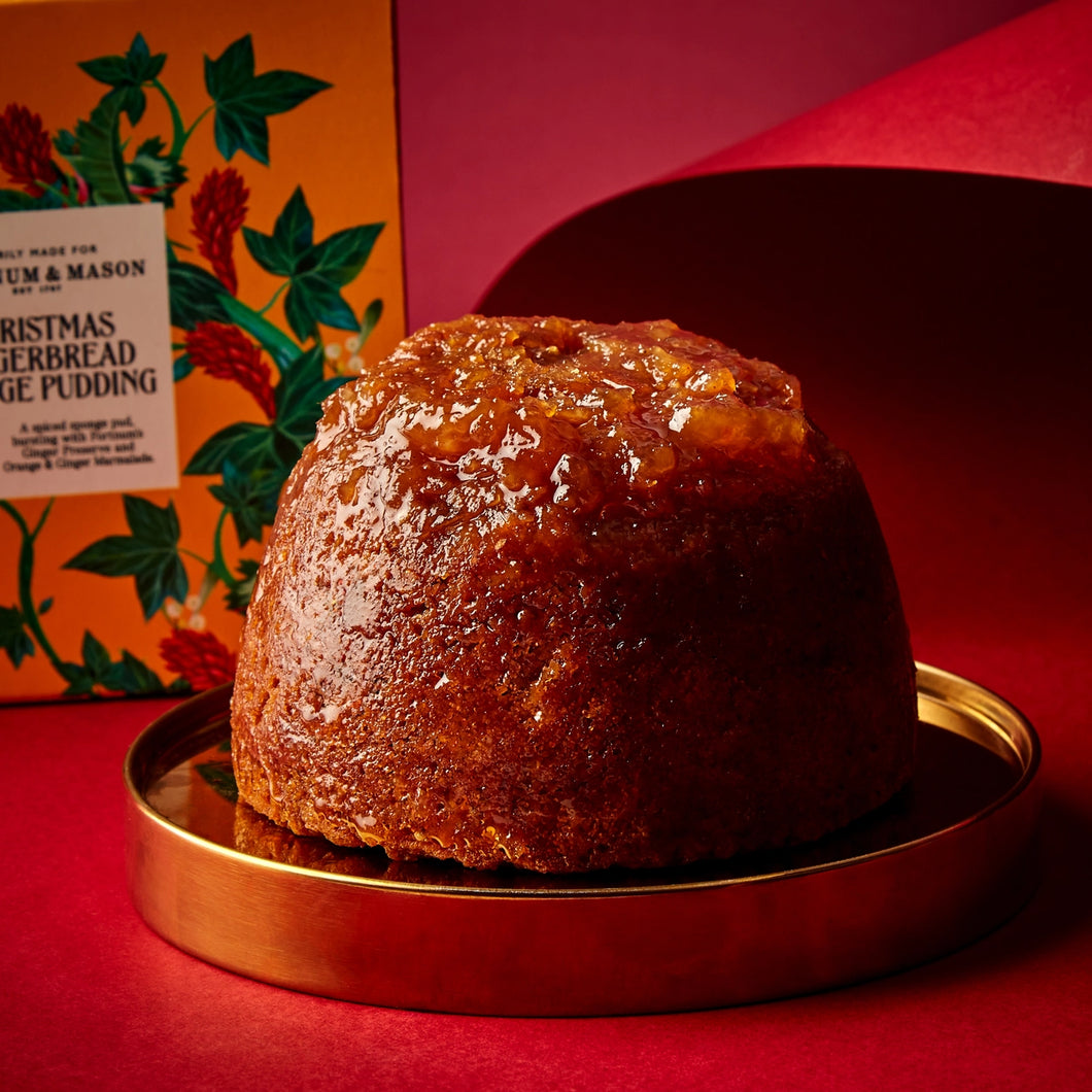Fortnum & Mason Christmas Ginger Sponge Pudding, 454g