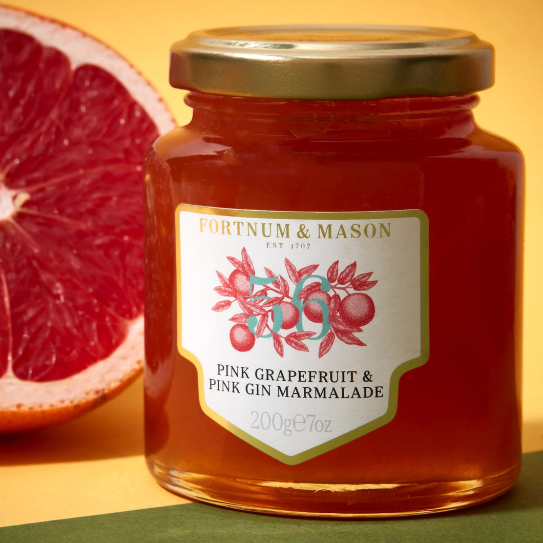 Fortnum & Mason Pink Grapefruit & Fortnum’s Pink Amalthea Gin Marmalade, 200g