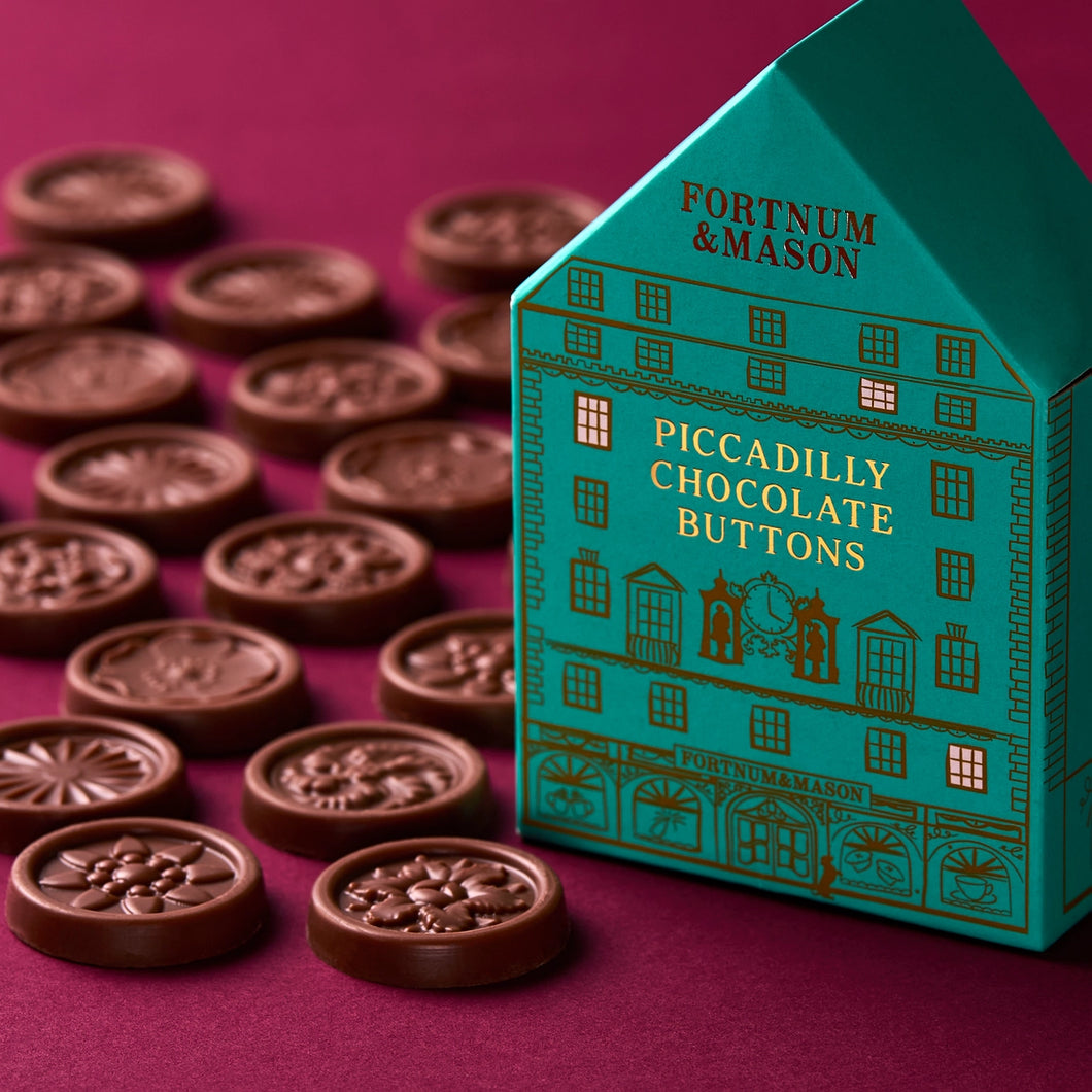 Fortnum & Mason Piccadilly Milk Chocolate Buttons, 80g