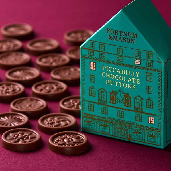 Fortnum & Mason Piccadilly Milk Chocolate Buttons, 80g