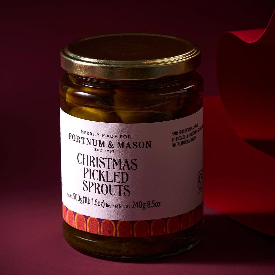 Fortnum & Mason Christmas Pickled Brussel Sprouts, 570g
