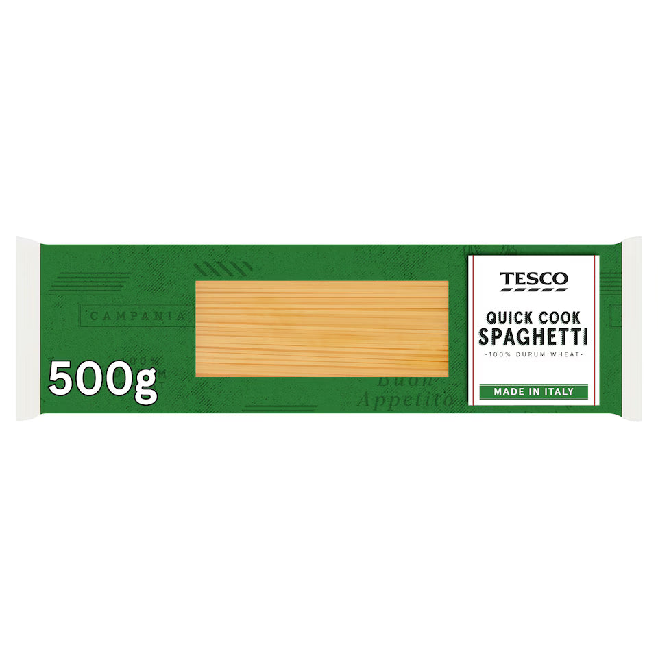 Tesco Quick Cook Spaghetti Pasta, 500g