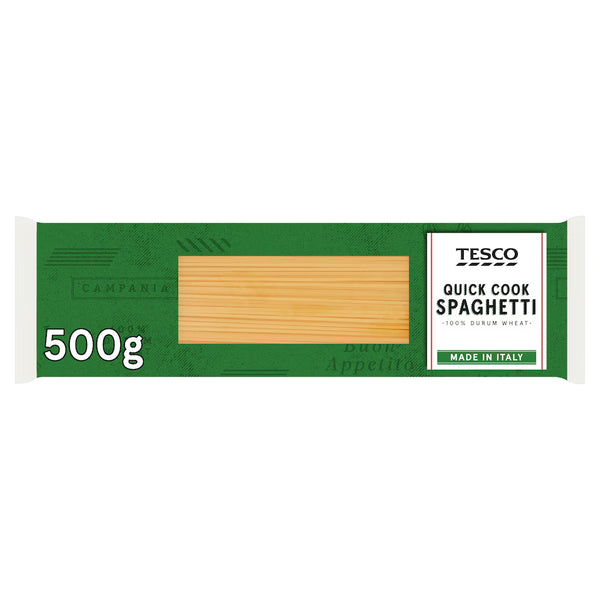 Tesco Quick Cook Spaghetti Pasta, 500g