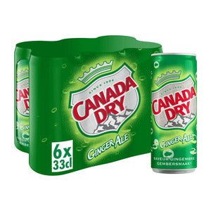 Canada Dry Cans 6x33cl