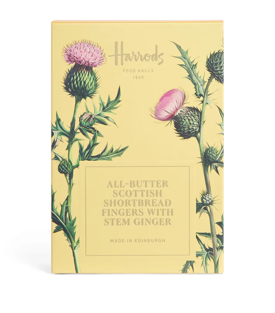 Harrods All-Butter Scottish Shortbread Fingers with Stem Ginger - 170g