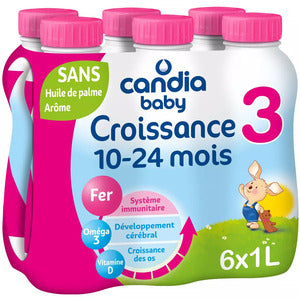 Candia Croissance Bottles 6x1L