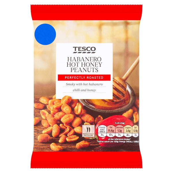 Tesco Habanero Hot Honey Peanuts, 200g