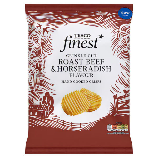 Tesco Finest Roast Beef & Horseradish Crinkle Cut, 150g