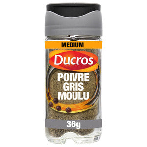 Ducros Poivre Gris Moulu 38g