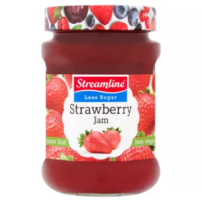 Streamline Strawberry Jam, 340g - Case of 6