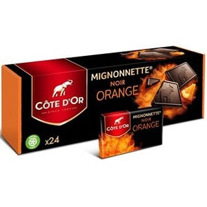 Cote D’Or Mignonnettes 24 x Individual Dark Chocolate & Orange 240g