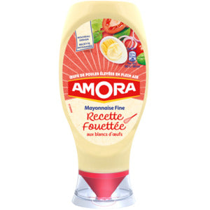 Amora Mayonnaise Fouettée Blancs d'Oeufs 398g - Whipped Egg White Mayonnaise