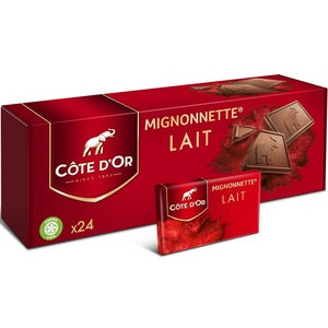 Côte D’Or Noir Individual Milk Chocolates (x24) 240g