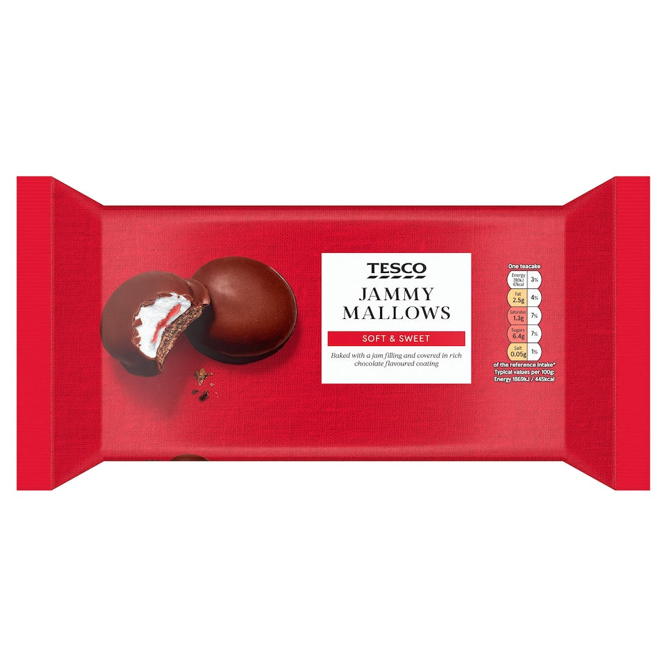Tesco Jammie Mallows, 120g
