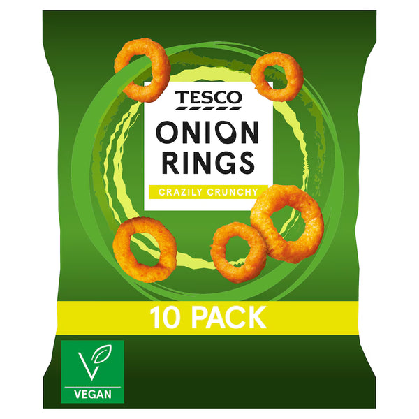 Tesco Onion Rings 10 Pack, 170g