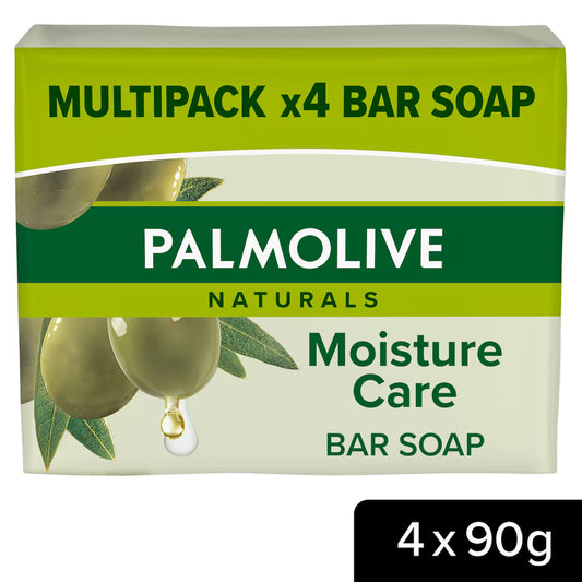 Palmolive Naturals Moisture with Olive Soap Bar 4 x 90g