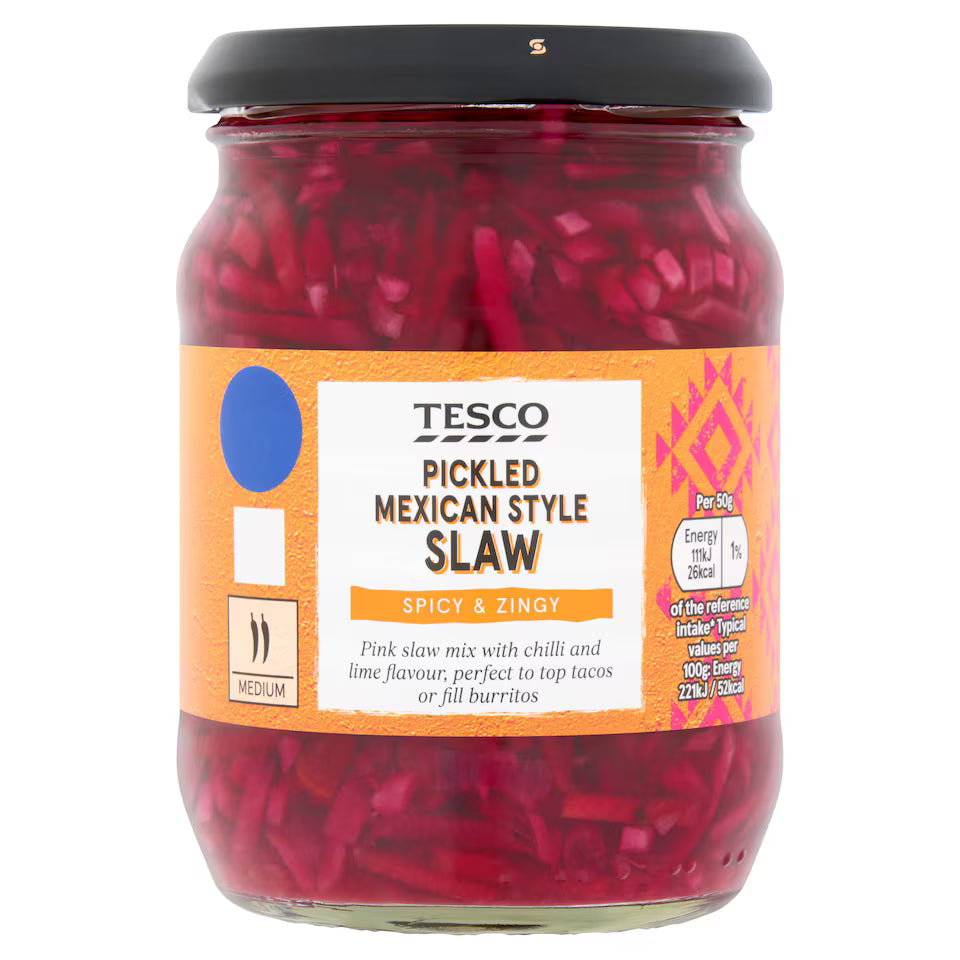 Tesco Pickled Mexican Style Slaw, 340g