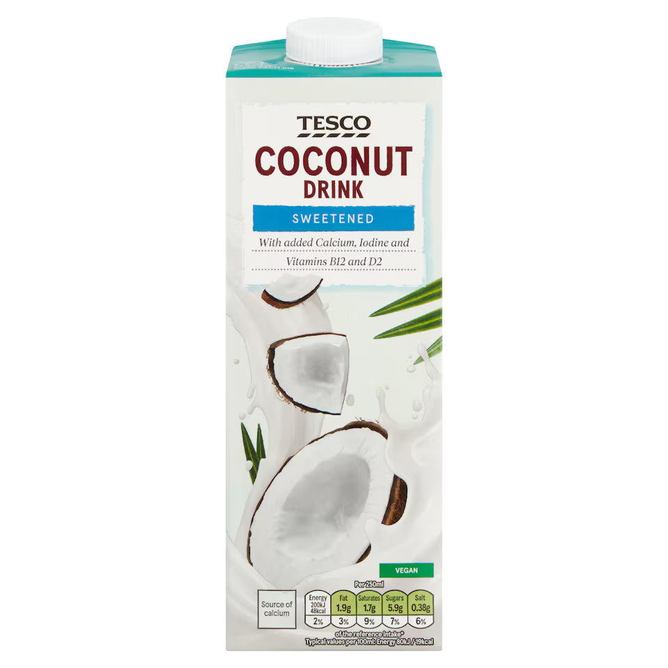 Tesco Long Life Coconut Original, 1L