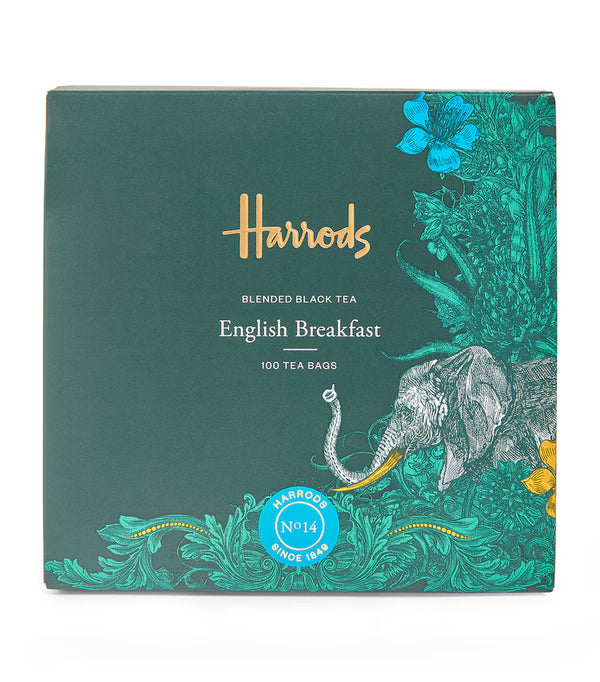 Harrods English Breakfast Tea 100 Tea Bags