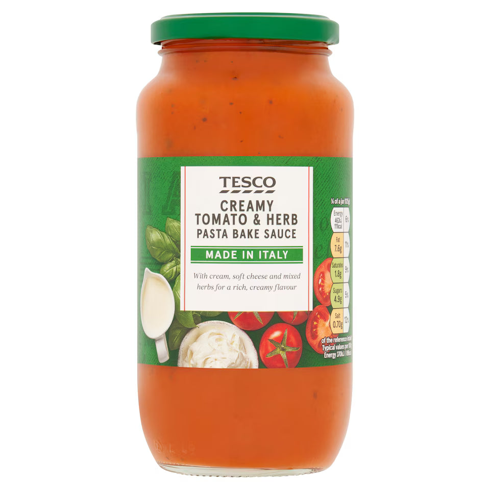 Tesco Creamy Tomato & Herb Pasta Bake Sauce, 500g