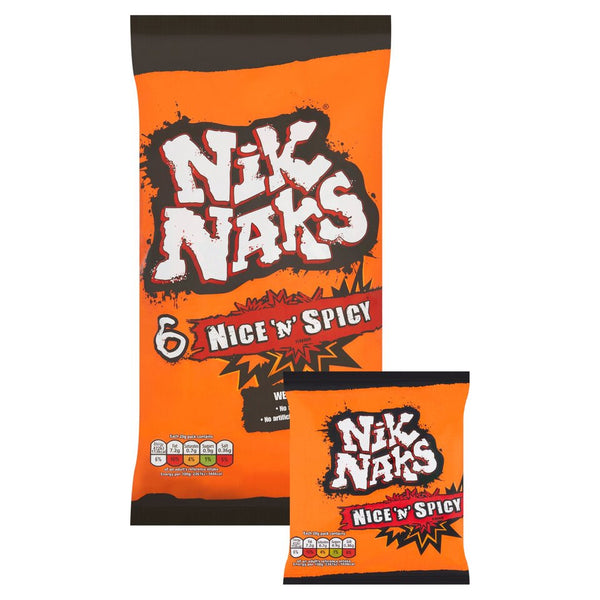 KP Nik Naks Nice 'n' Spicy (6 x 25g)