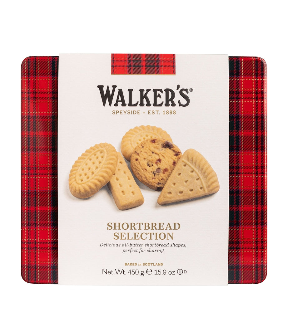 Walkers Square Shortbread Assortment Tin 450g