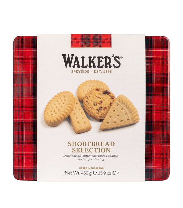 Walkers Square Shortbread Assortment Tin 450g
