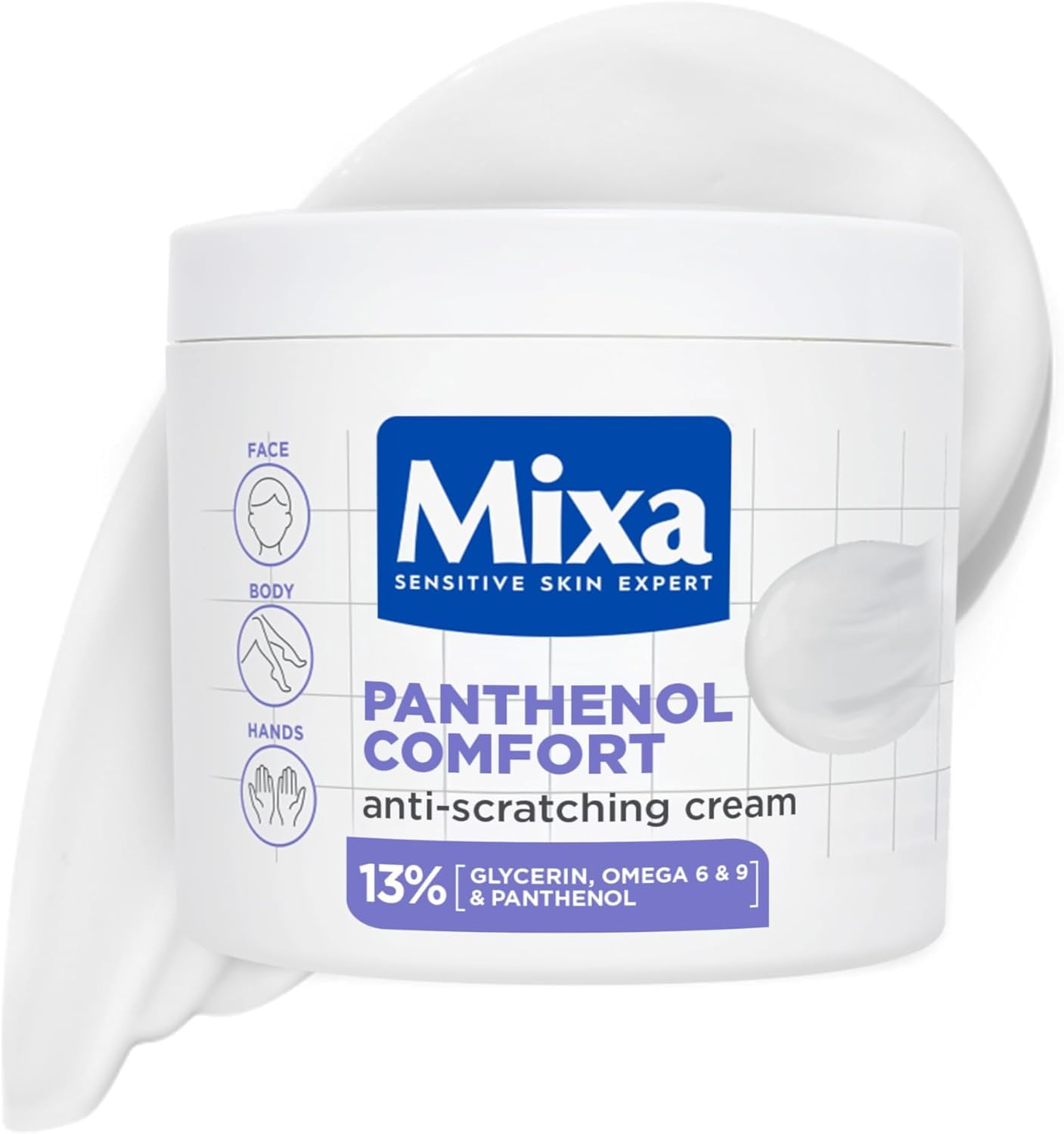 Mixa Body Cream Panthenol Comfort Restoring Eczema Prone Skin 400ml