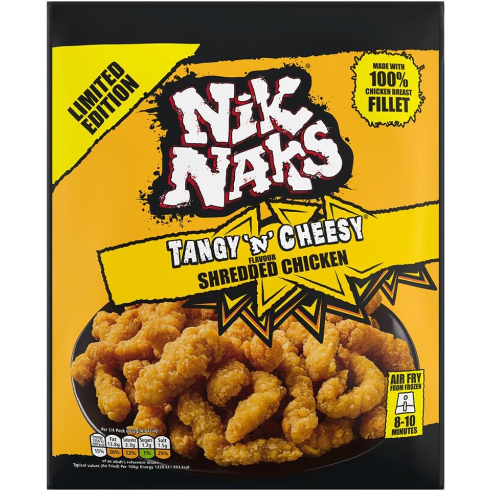 Nik Naks Tangy 'n' Cheesy® Flavour Shredded Chicken 450g