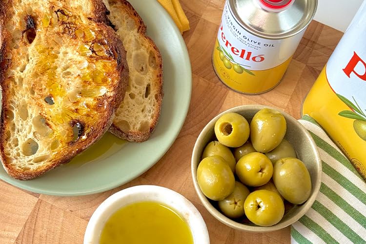 Perello Extra Virgin Olive Oil, Cold-Pressed, 250ml Tin, Superior Category Olive Oil, Product of Spain