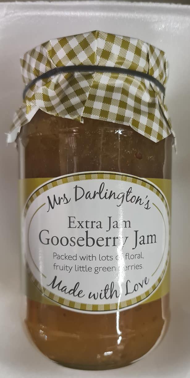 Mrs Darlington's Extra Jam Gooseberry Jam Gluten Free approx 340g