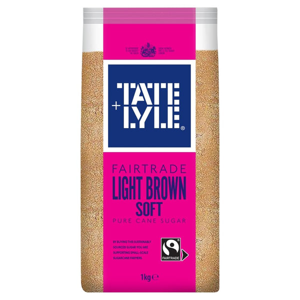 Tate & Lyle Fairtrade Light Soft Brown Sugar, 1kg