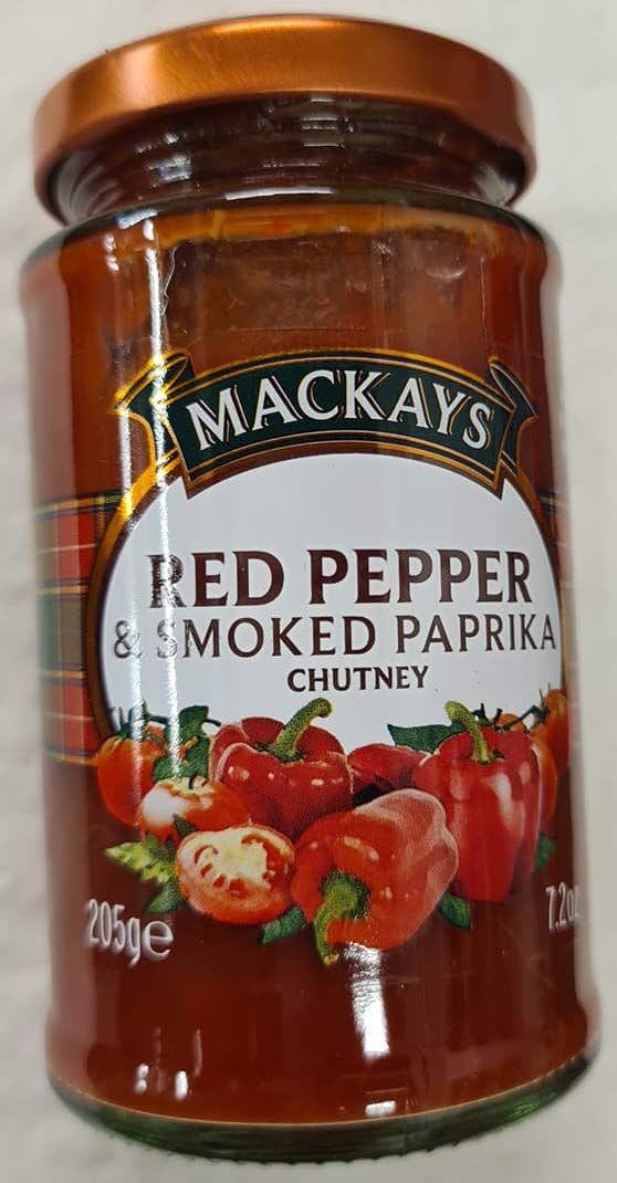 Red Pepper and Smoked Paprika 205g, Mackays.