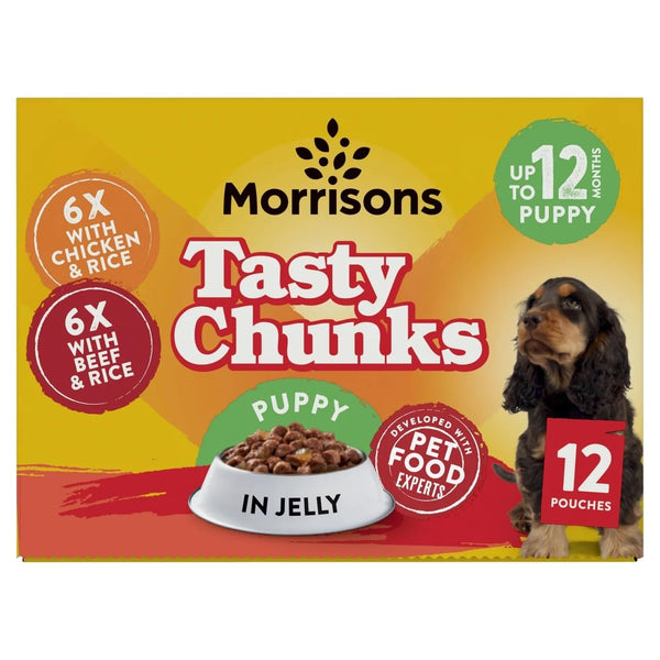 Morrisons Mixed Puppy Food In Jelly, 12x100 g