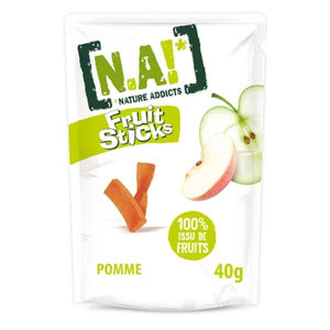 Nature Addicts N.A! Fruit Sticks Apple, 40g