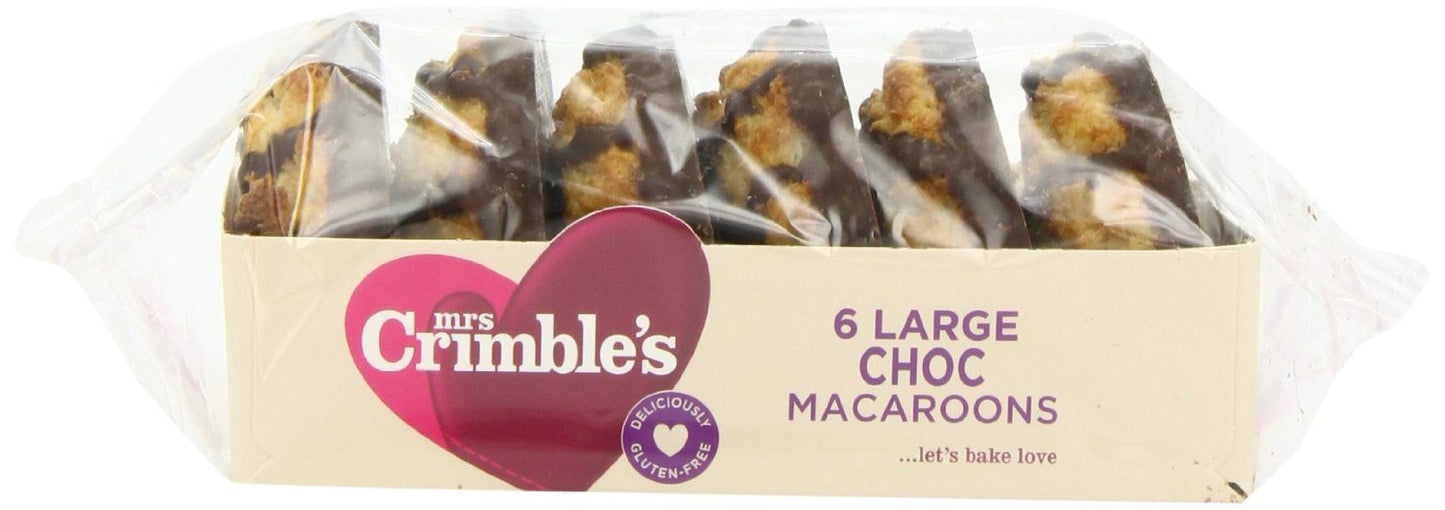 Mrs Crimble's Large Chocolate Macaroons (6 per Pack - 250g)