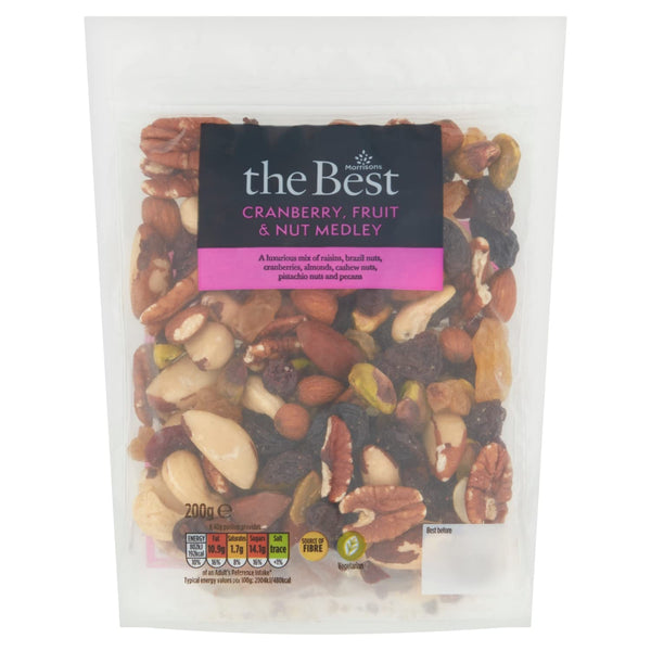 Morrisons The Best Cranberry Fruit & Nut Mix, 200g