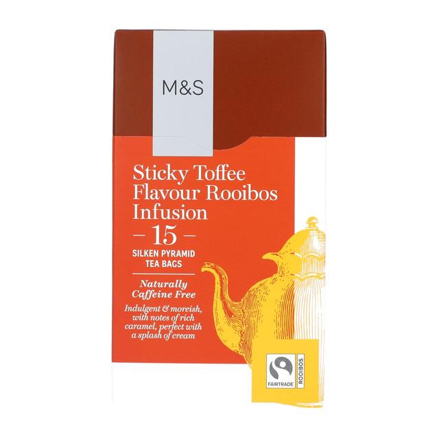 M&S Sticky Toffee Rooibos Infusion Teabags, 15 Bags