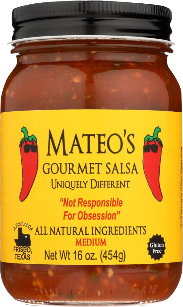 Mateo's Gourmet Salsa Medium (6x16oz) by Mateo's