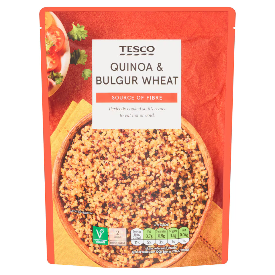 Tesco Quinoa & Bulgur Wheat, 250g