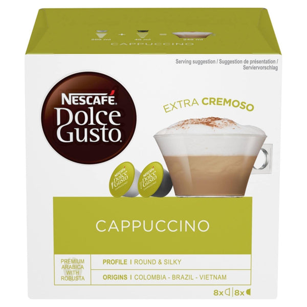 Nescafe Dolce Gusto Cappuccino Coffee Pods x16
