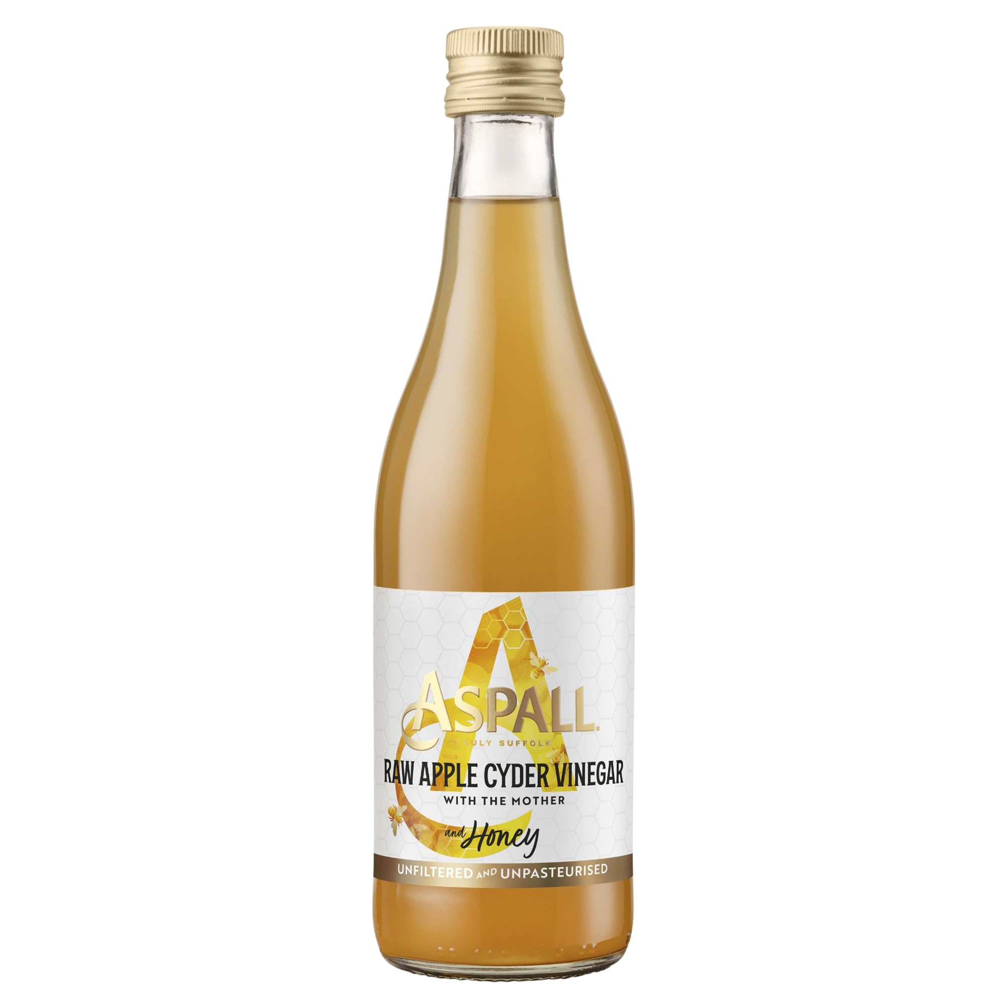 Aspall Raw Apple Cyder Vinegar with Honey 500ml – London Food Hall
